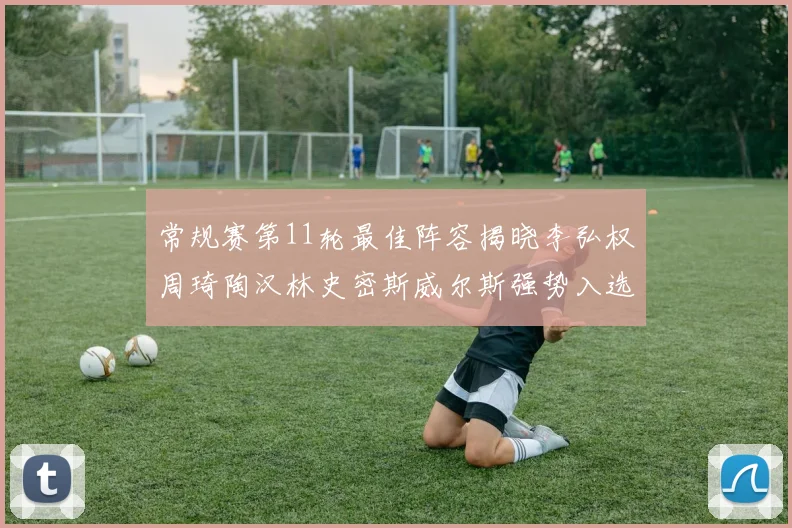 常规赛第11轮最佳阵容揭晓李弘权周琦陶汉林史密斯威尔斯强势入选